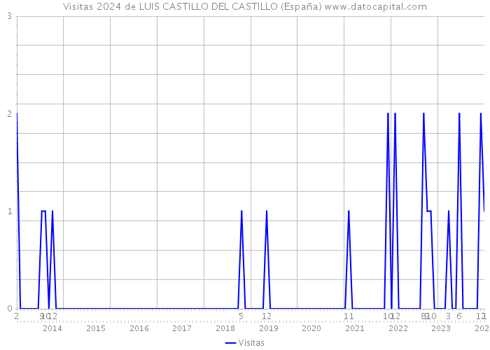 Visitas 2024 de LUIS CASTILLO DEL CASTILLO (España) 