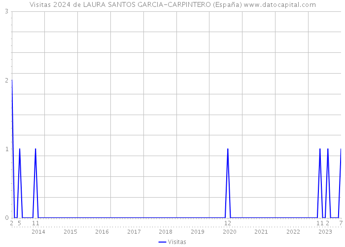 Visitas 2024 de LAURA SANTOS GARCIA-CARPINTERO (España) 