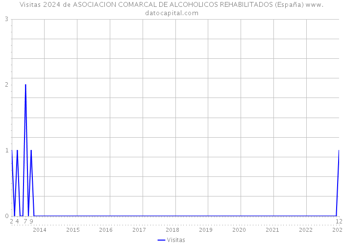 Visitas 2024 de ASOCIACION COMARCAL DE ALCOHOLICOS REHABILITADOS (España) 