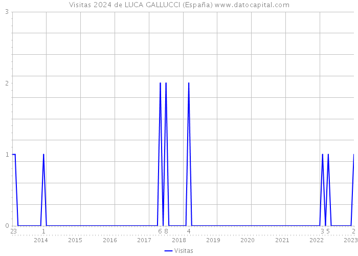 Visitas 2024 de LUCA GALLUCCI (España) 