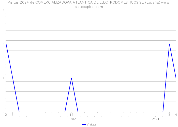 Visitas 2024 de COMERCIALIZADORA ATLANTICA DE ELECTRODOMESTICOS SL. (España) 