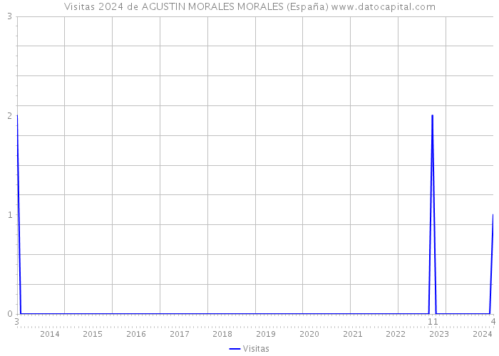 Visitas 2024 de AGUSTIN MORALES MORALES (España) 