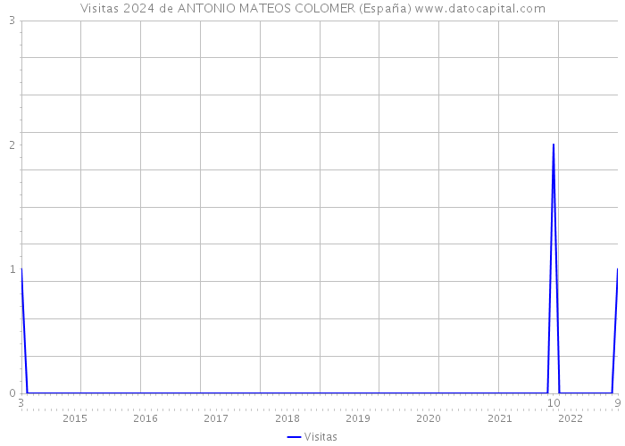 Visitas 2024 de ANTONIO MATEOS COLOMER (España) 