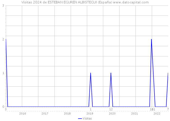 Visitas 2024 de ESTEBAN EGUREN ALBISTEGUI (España) 