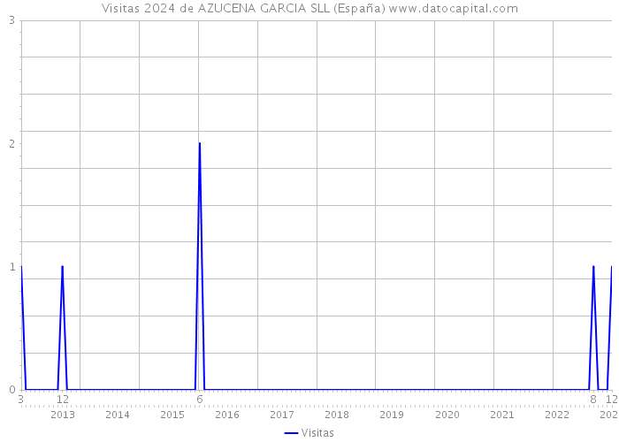 Visitas 2024 de AZUCENA GARCIA SLL (España) 