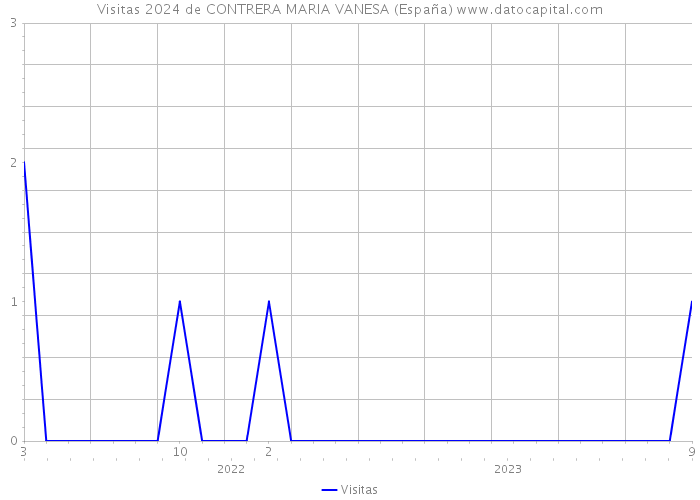 Visitas 2024 de CONTRERA MARIA VANESA (España) 
