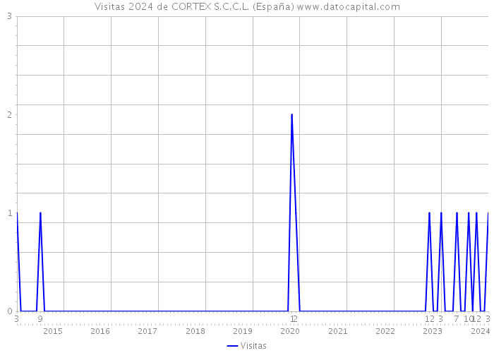 Visitas 2024 de CORTEX S.C.C.L. (España) 