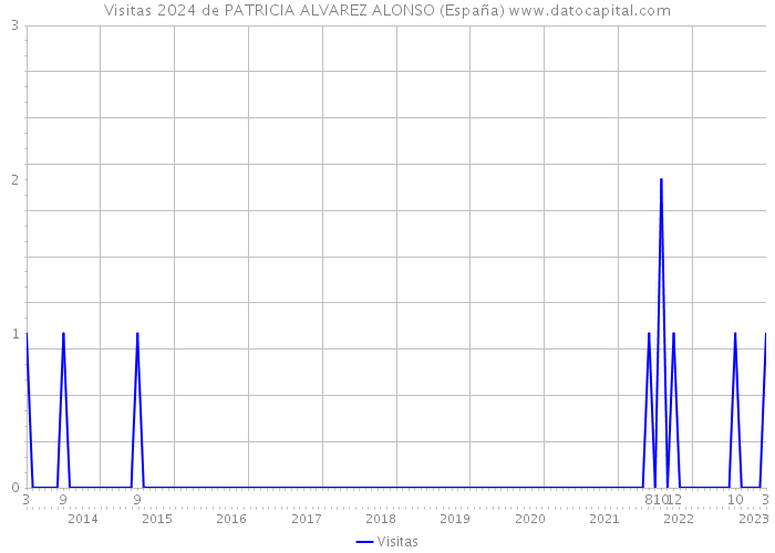 Visitas 2024 de PATRICIA ALVAREZ ALONSO (España) 