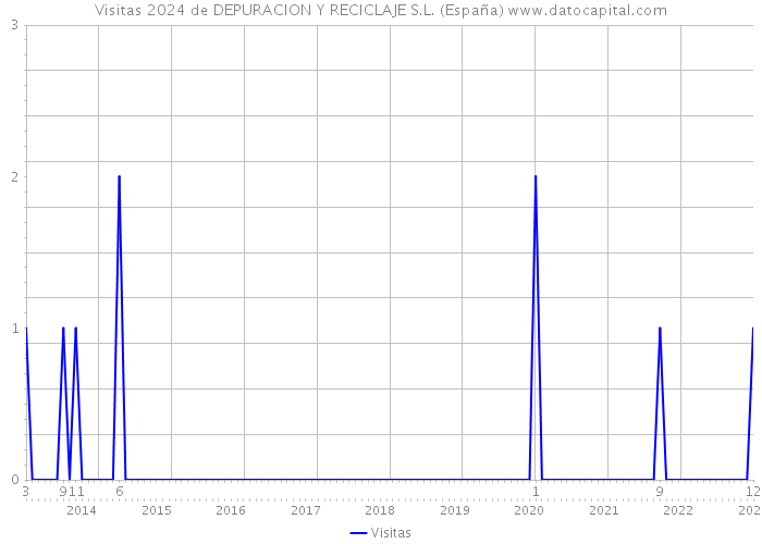 Visitas 2024 de DEPURACION Y RECICLAJE S.L. (España) 