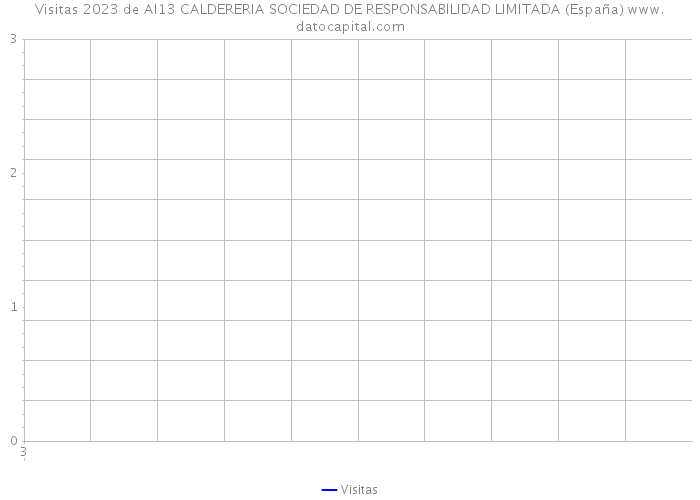 Visitas 2023 de AI13 CALDERERIA SOCIEDAD DE RESPONSABILIDAD LIMITADA (España) 
