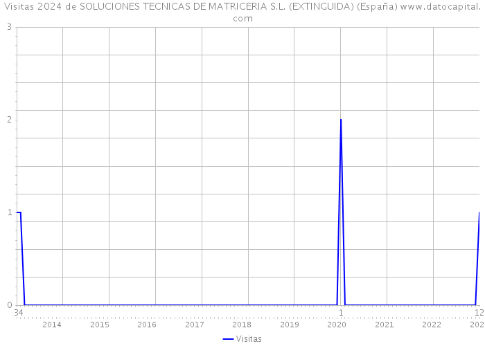 Visitas 2024 de SOLUCIONES TECNICAS DE MATRICERIA S.L. (EXTINGUIDA) (España) 