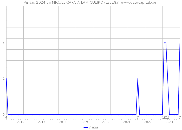 Visitas 2024 de MIGUEL GARCIA LAMIGUEIRO (España) 