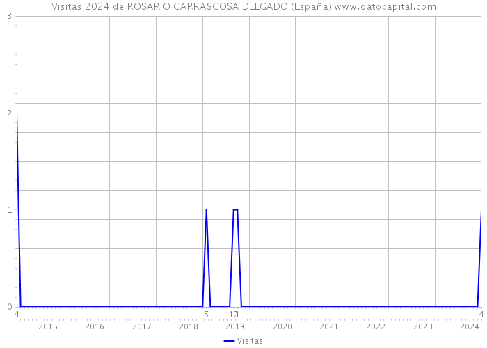 Visitas 2024 de ROSARIO CARRASCOSA DELGADO (España) 