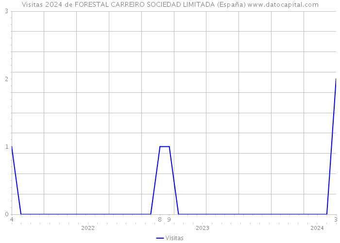 Visitas 2024 de FORESTAL CARREIRO SOCIEDAD LIMITADA (España) 