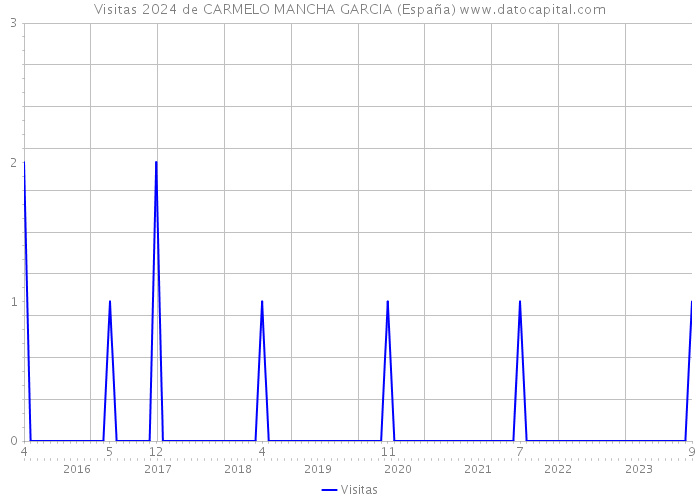 Visitas 2024 de CARMELO MANCHA GARCIA (España) 