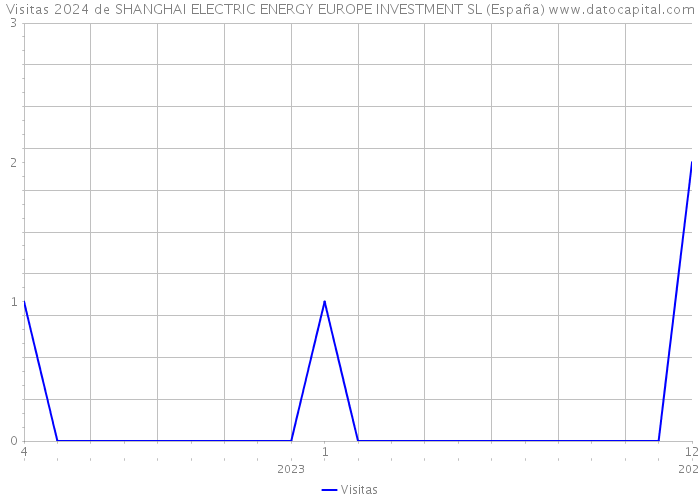 Visitas 2024 de SHANGHAI ELECTRIC ENERGY EUROPE INVESTMENT SL (España) 