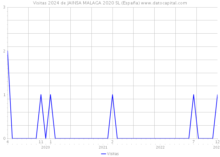 Visitas 2024 de JAINSA MALAGA 2020 SL (España) 