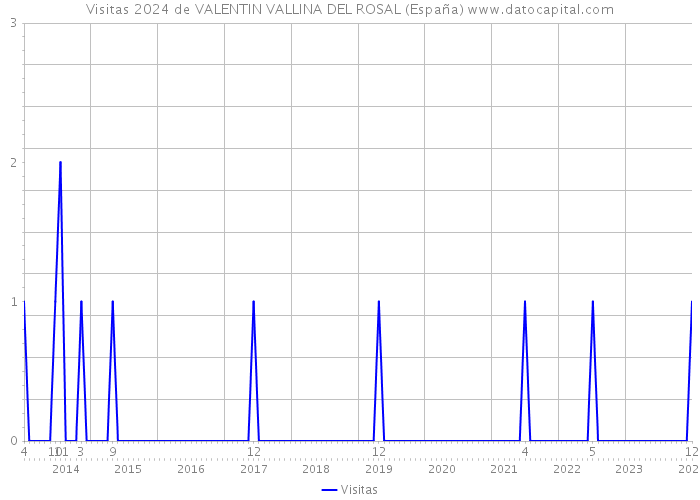 Visitas 2024 de VALENTIN VALLINA DEL ROSAL (España) 