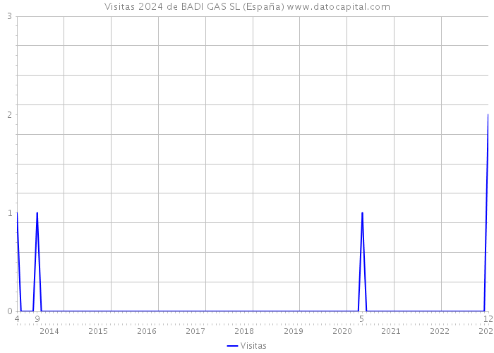 Visitas 2024 de BADI GAS SL (España) 