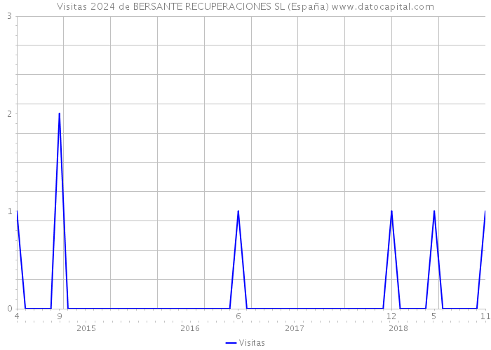 Visitas 2024 de BERSANTE RECUPERACIONES SL (España) 