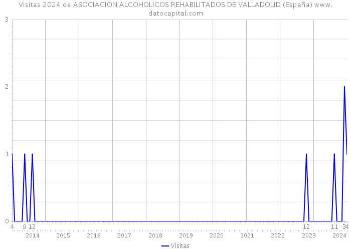 Visitas 2024 de ASOCIACION ALCOHOLICOS REHABILITADOS DE VALLADOLID (España) 
