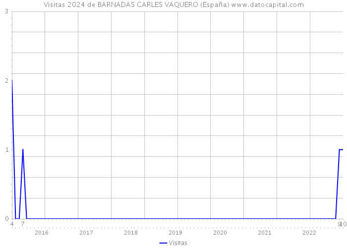 Visitas 2024 de BARNADAS CARLES VAQUERO (España) 