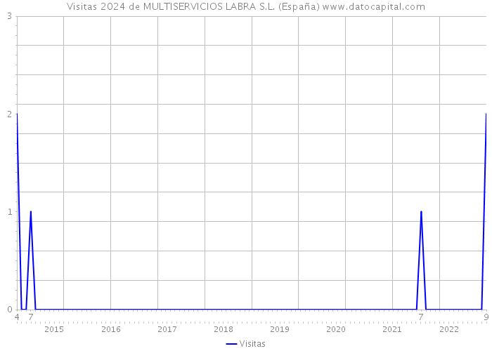 Visitas 2024 de MULTISERVICIOS LABRA S.L. (España) 