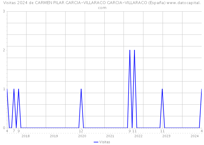 Visitas 2024 de CARMEN PILAR GARCIA-VILLARACO GARCIA-VILLARACO (España) 