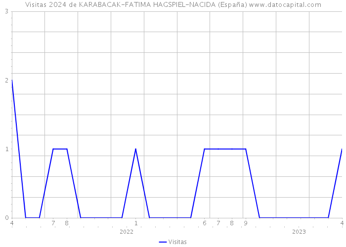 Visitas 2024 de KARABACAK-FATIMA HAGSPIEL-NACIDA (España) 