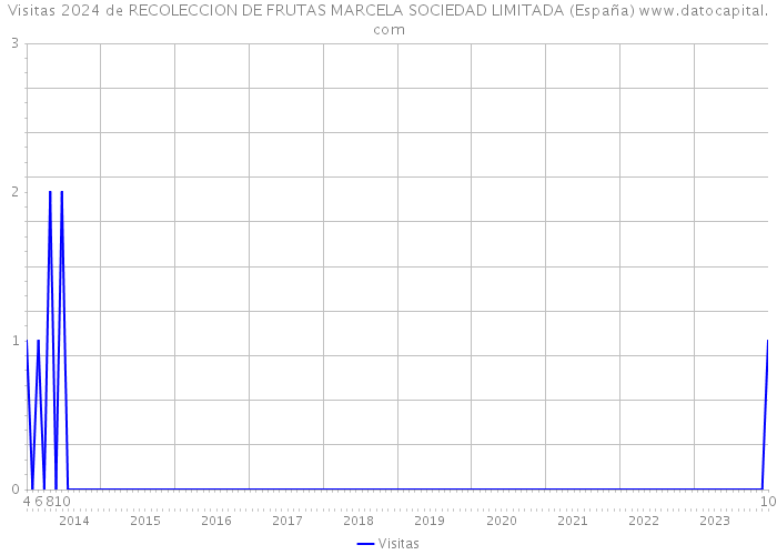 Visitas 2024 de RECOLECCION DE FRUTAS MARCELA SOCIEDAD LIMITADA (España) 