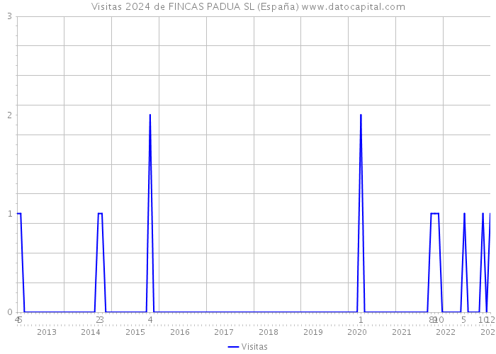 Visitas 2024 de FINCAS PADUA SL (España) 