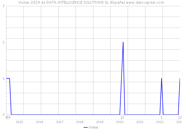 Visitas 2024 de DATA INTELLIGENCE SOLUTIONS SL (España) 