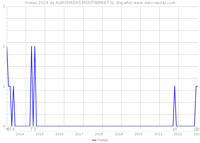 Visitas 2024 de ALMOHADAS MONTSERRAT SL (España) 