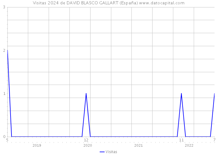 Visitas 2024 de DAVID BLASCO GALLART (España) 