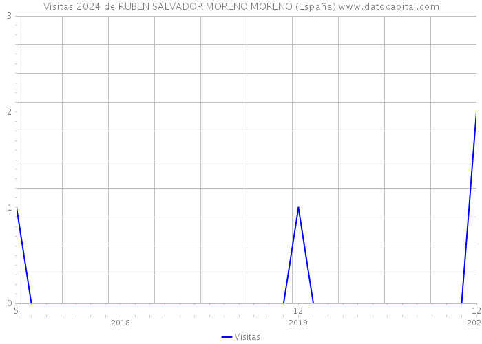 Visitas 2024 de RUBEN SALVADOR MORENO MORENO (España) 