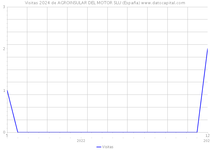Visitas 2024 de AGROINSULAR DEL MOTOR SLU (España) 