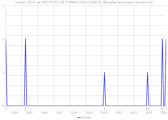 Visitas 2024 de INSTITUTO DE FORMACION CASLE SL (España) 