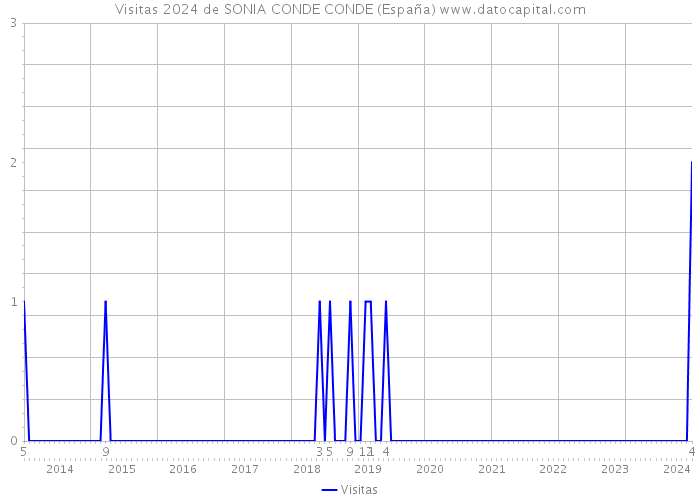 Visitas 2024 de SONIA CONDE CONDE (España) 