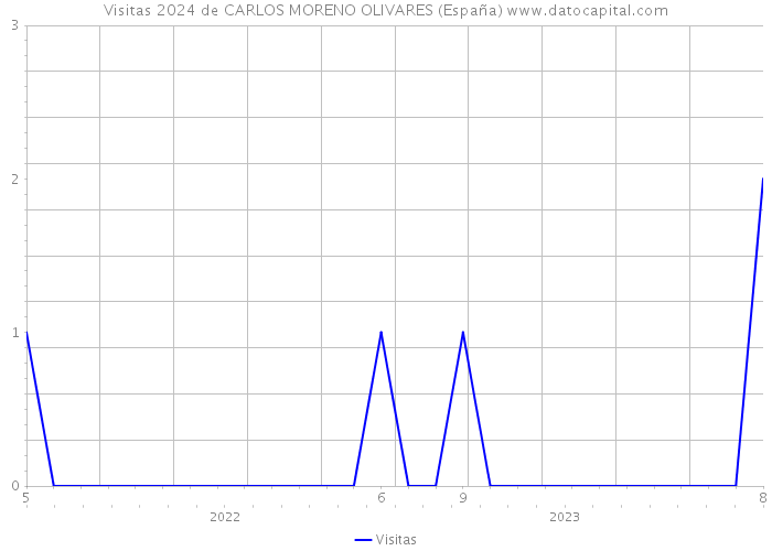 Visitas 2024 de CARLOS MORENO OLIVARES (España) 