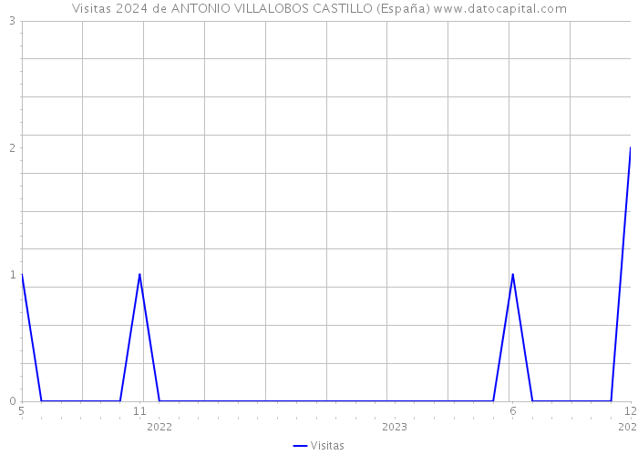 Visitas 2024 de ANTONIO VILLALOBOS CASTILLO (España) 
