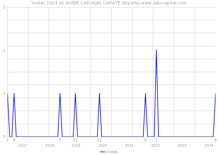 Visitas 2024 de JAVIER CARVAJAL GARATE (España) 