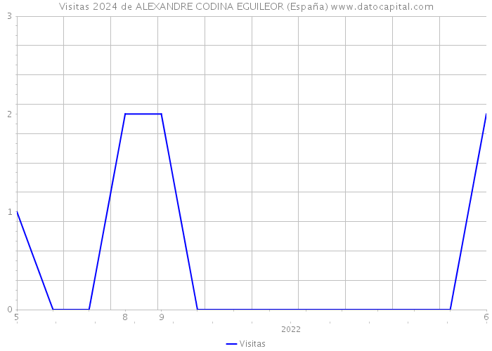 Visitas 2024 de ALEXANDRE CODINA EGUILEOR (España) 
