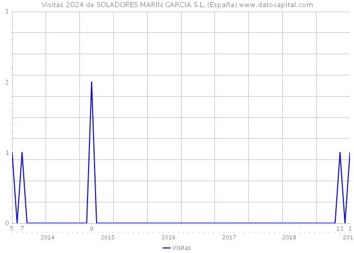 Visitas 2024 de SOLADORES MARIN GARCIA S.L. (España) 