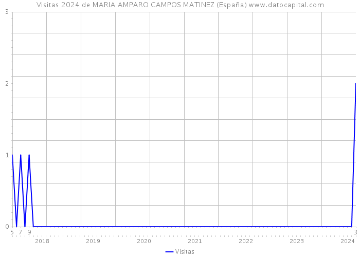 Visitas 2024 de MARIA AMPARO CAMPOS MATINEZ (España) 