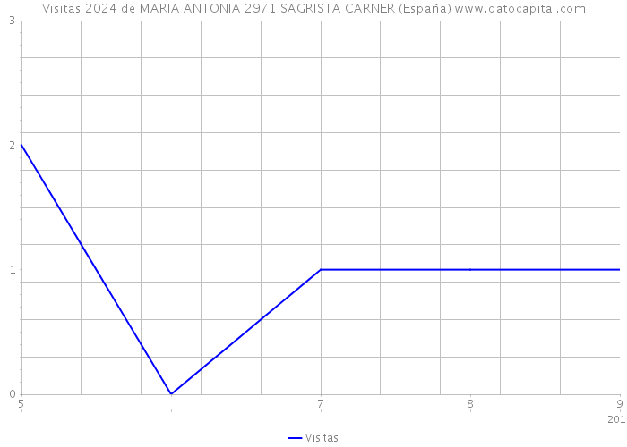 Visitas 2024 de MARIA ANTONIA 2971 SAGRISTA CARNER (España) 