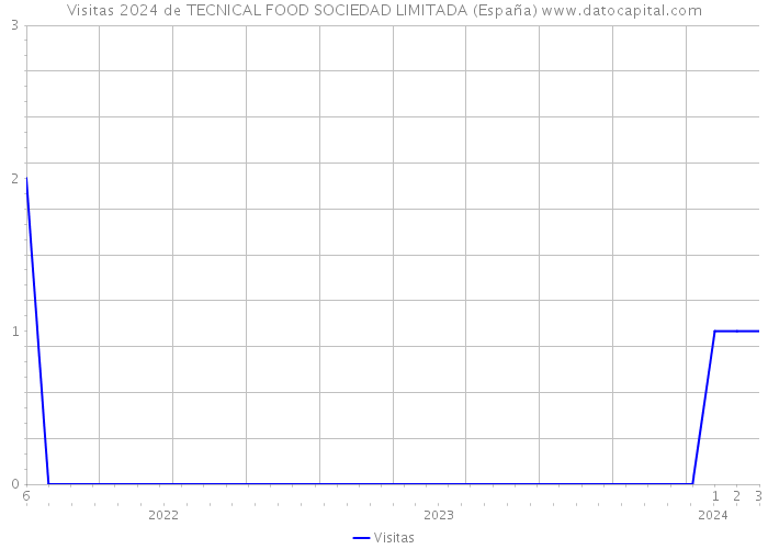 Visitas 2024 de TECNICAL FOOD SOCIEDAD LIMITADA (España) 