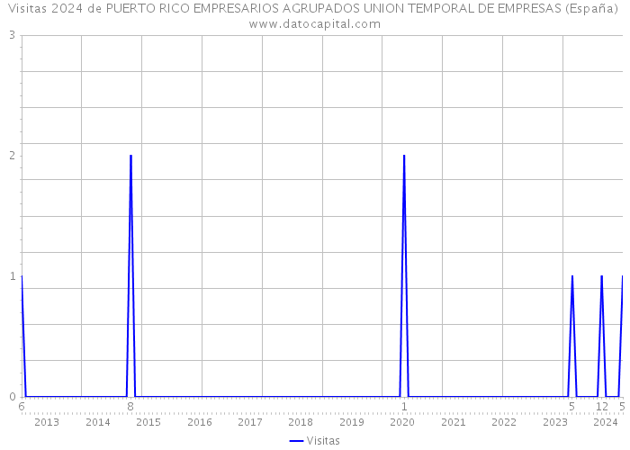 Visitas 2024 de PUERTO RICO EMPRESARIOS AGRUPADOS UNION TEMPORAL DE EMPRESAS (España) 