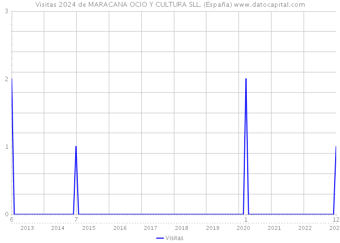 Visitas 2024 de MARACANA OCIO Y CULTURA SLL. (España) 