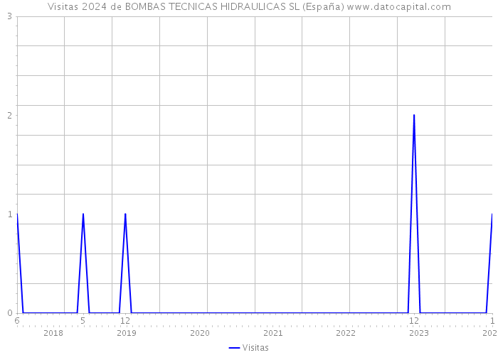 Visitas 2024 de BOMBAS TECNICAS HIDRAULICAS SL (España) 