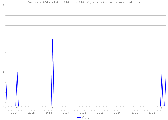 Visitas 2024 de PATRICIA PEIRO BOIX (España) 